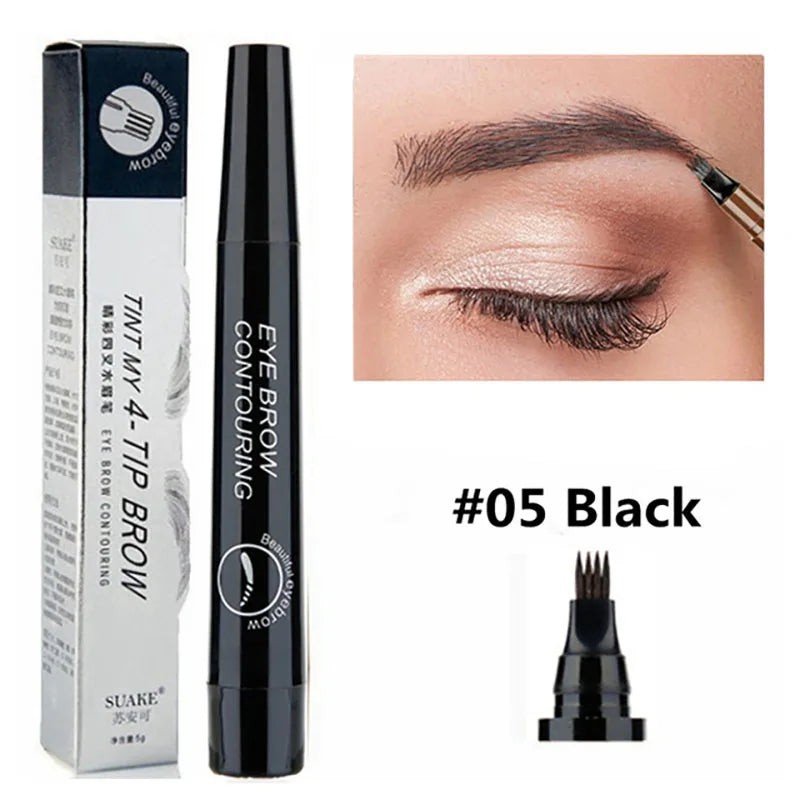 4 Splitted Head Eyebrow Pencil