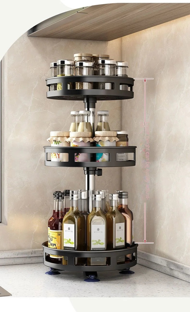 360° Rotation Spice Rack