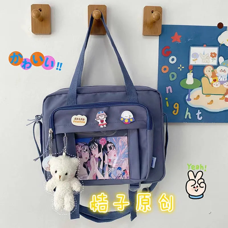 Cute Japanese High School Girls Crossbody Bag