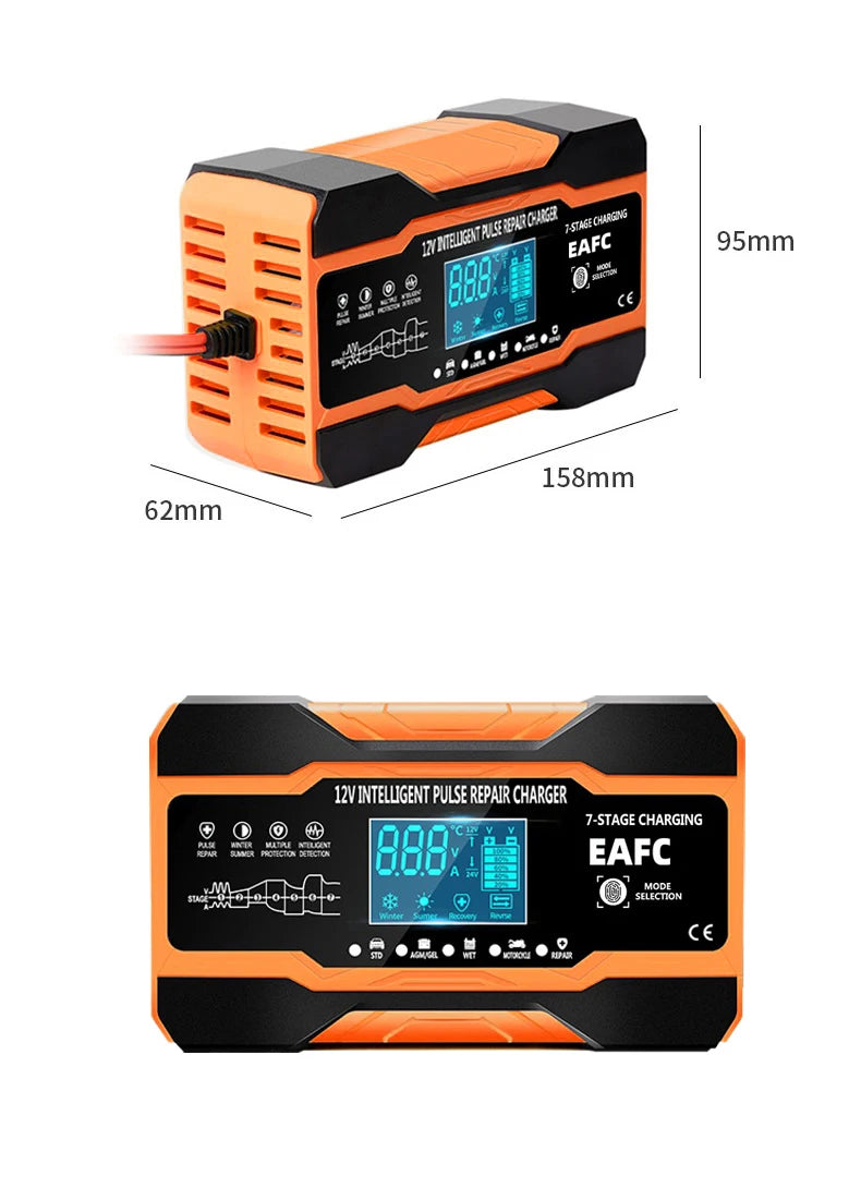 12V 24V 12A 10A Battery Charger