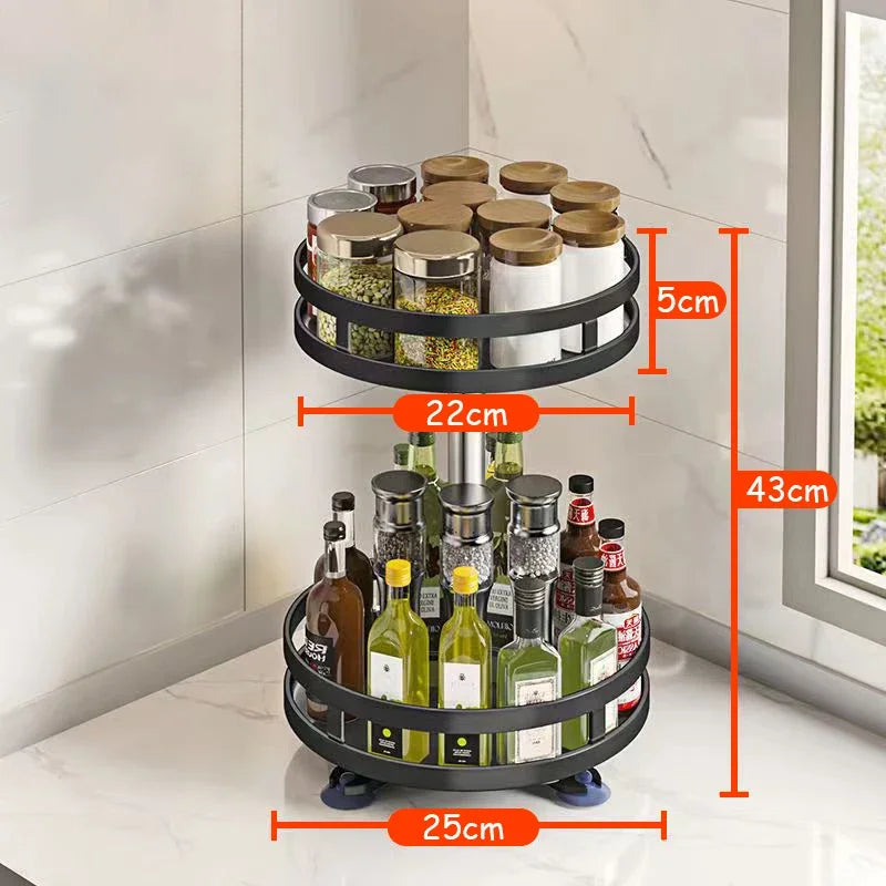 360° Rotation Spice Rack