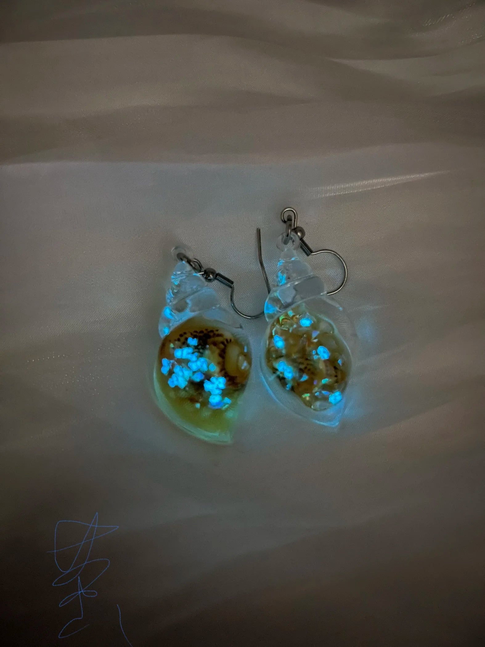 Ghost in Bottle Earrings