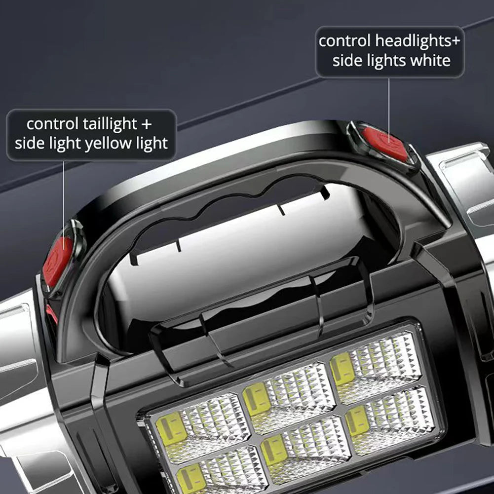 10000mAh Double Head Handheld Spotlight