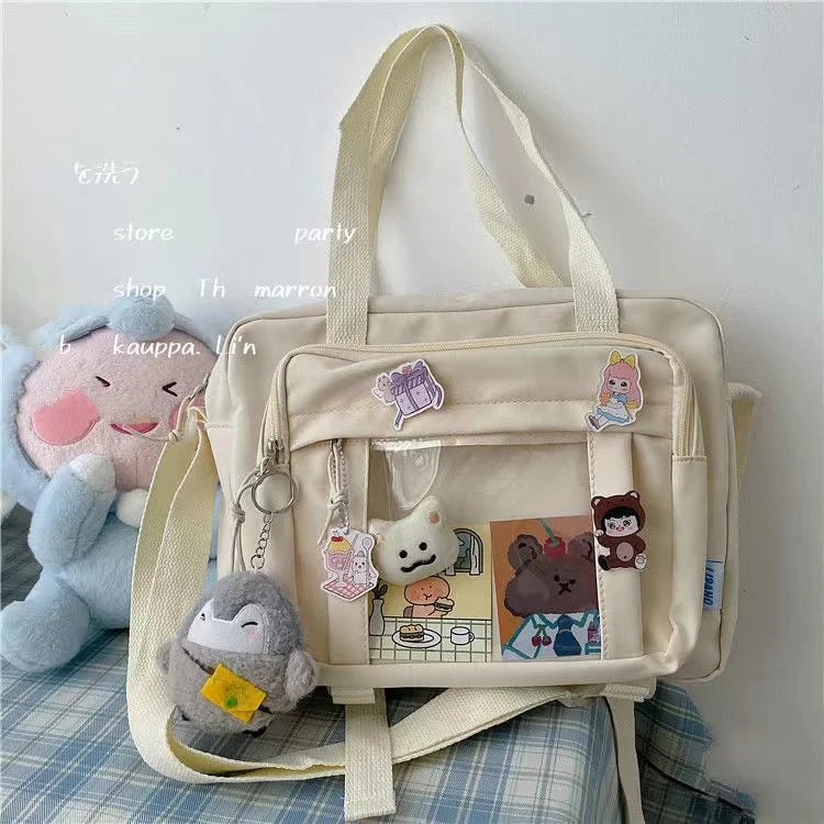 Cute Japanese High School Girls Crossbody Bag