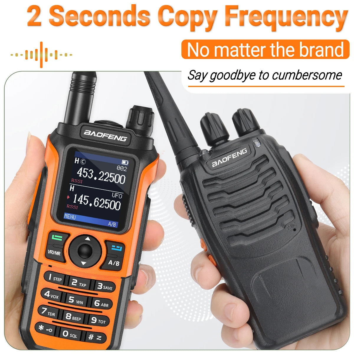 Baofeng UV-21 Pro V2 Wireless Copy Frequency