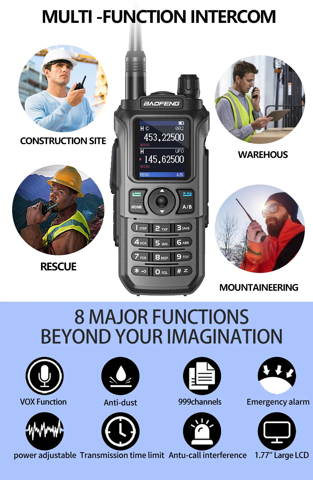 Baofeng UV-21 Pro V2 Wireless Copy Frequency