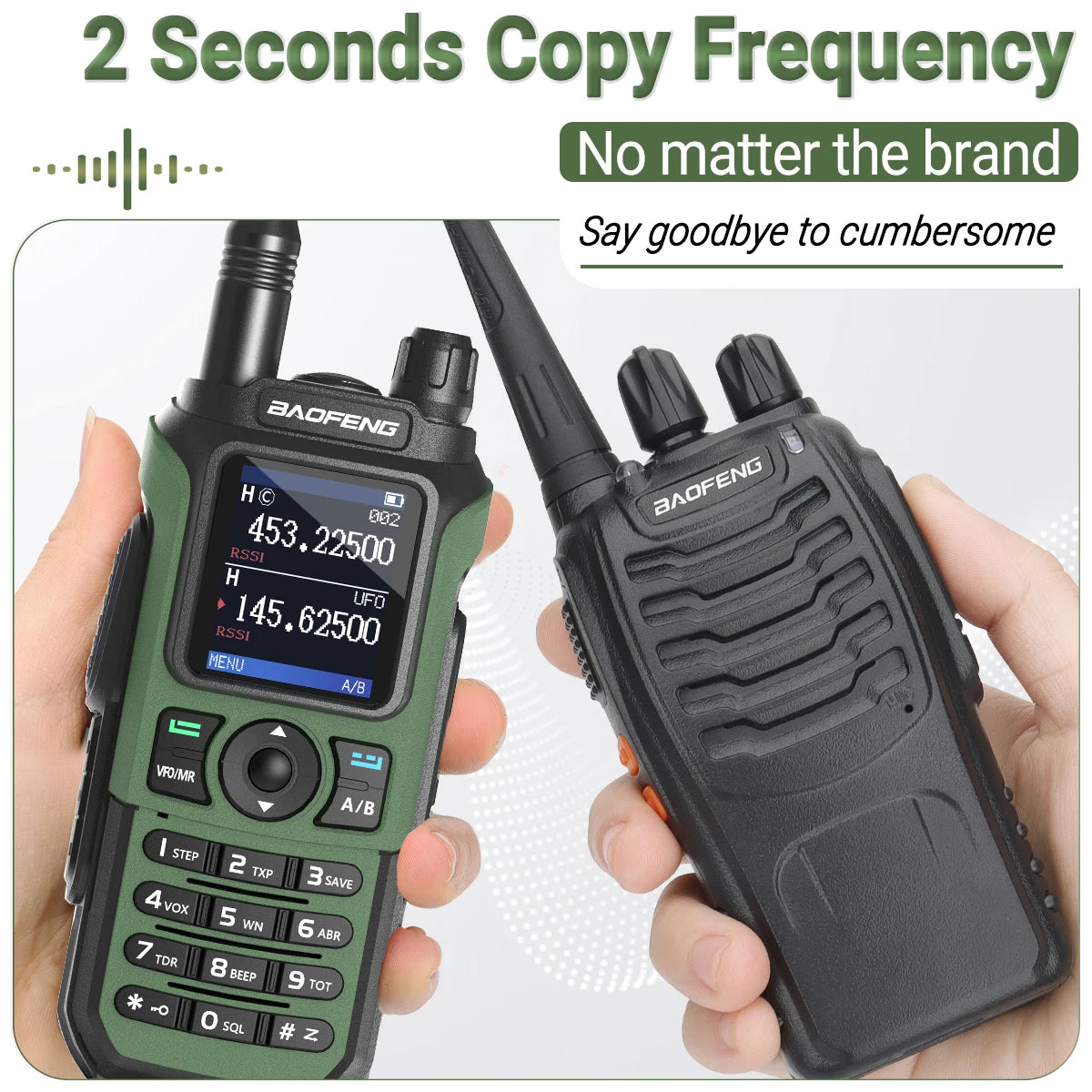 Baofeng UV-21 Pro V2 Wireless Copy Frequency