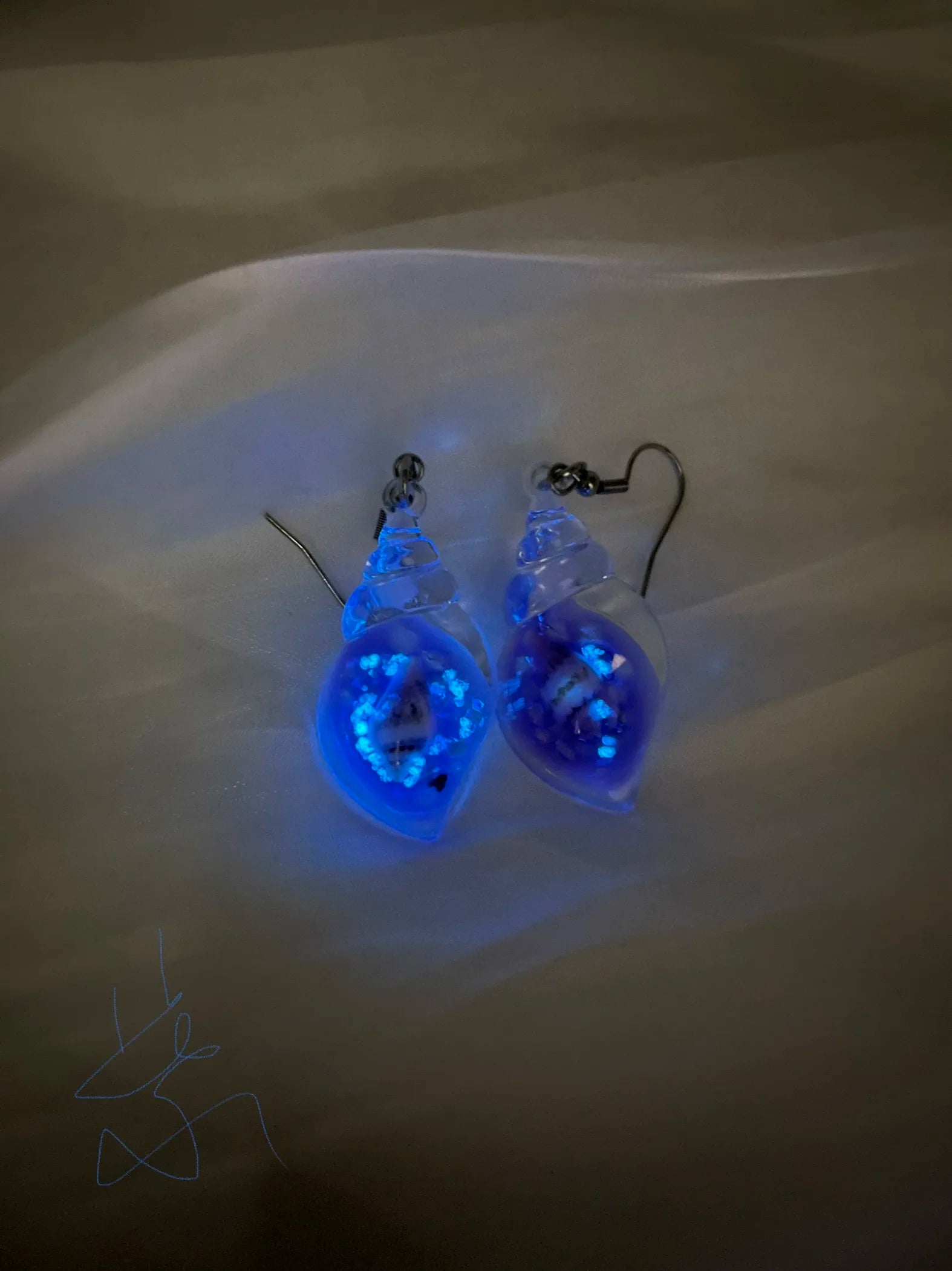 Ghost in Bottle Earrings