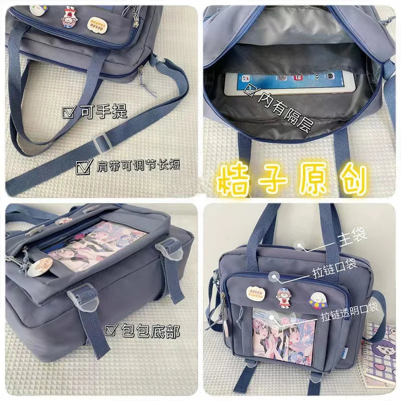 Cute Japanese High School Girls Crossbody Bag