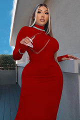 Longuette Long-Sleeved dress