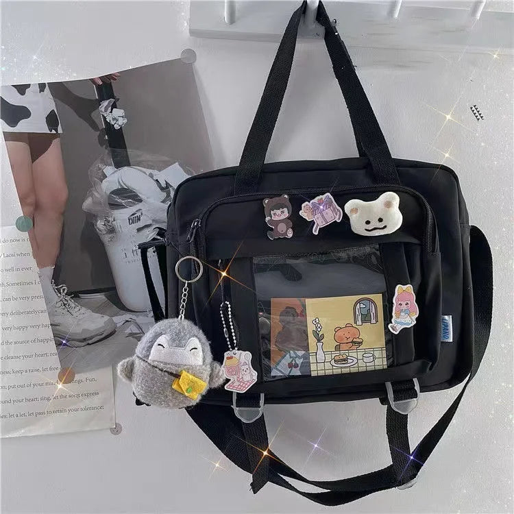 Cute Japanese High School Girls Crossbody Bag