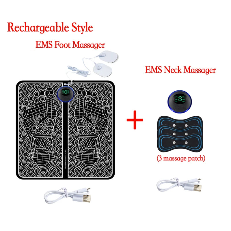 Remote EMS Foot Massager Pad