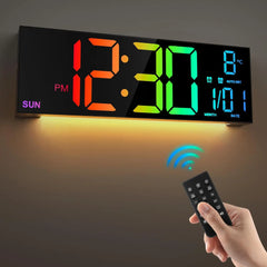 Large Digital Wall Clock - 16.2'