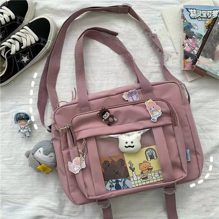 Cute Japanese High School Girls Crossbody Bag