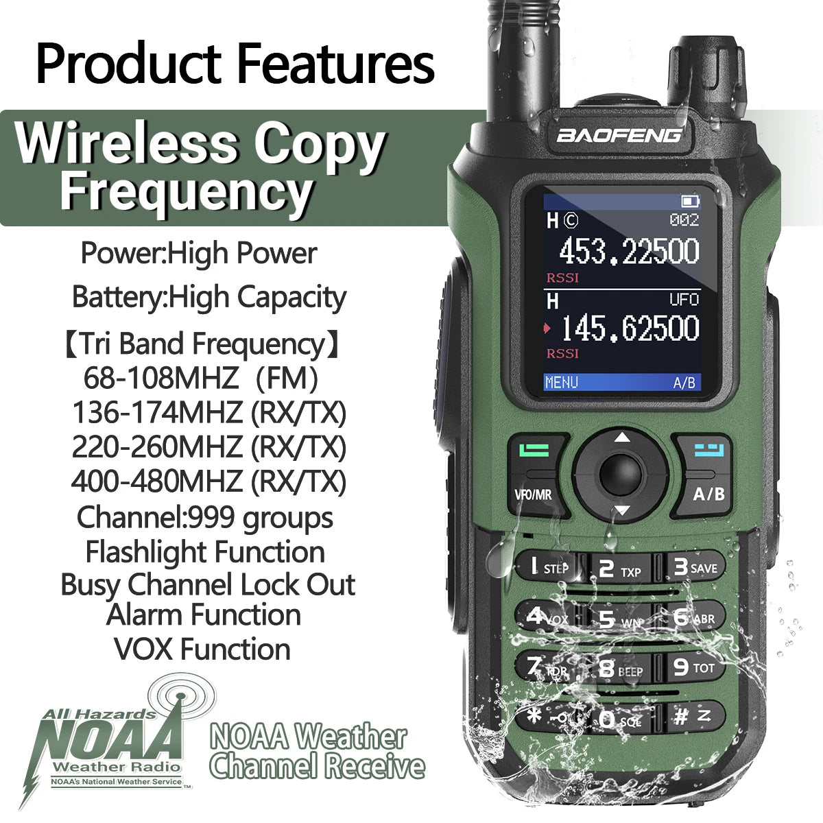 Baofeng UV-21 Pro V2 Wireless Copy Frequency